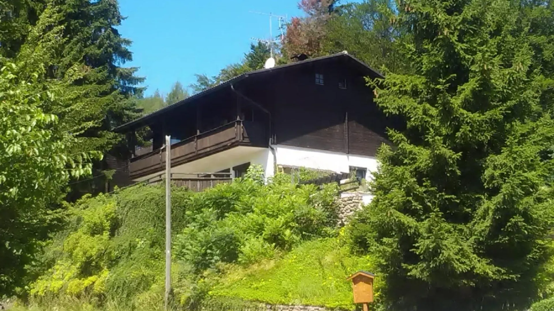 شقة Ferienwohnung Weitblick Mit Suedbalkon Thurmansbang